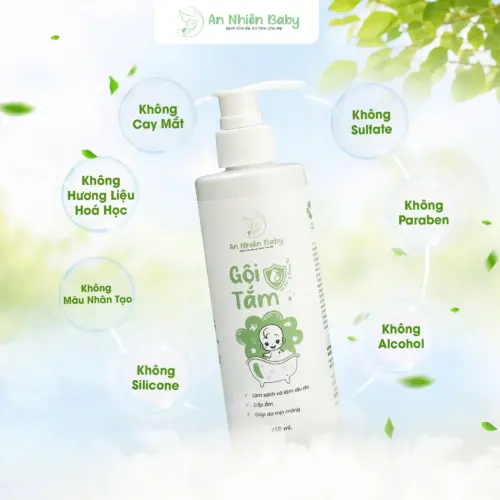 Gội tắm thảo dược cho bé An Nhiên Baby